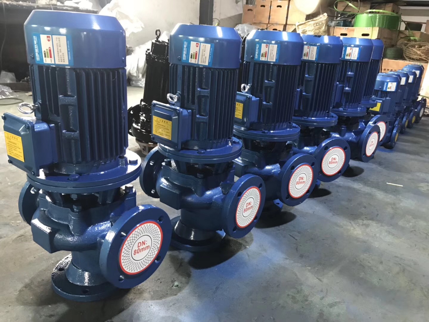 ISG立式管道泵廠家實(shí)物圖片