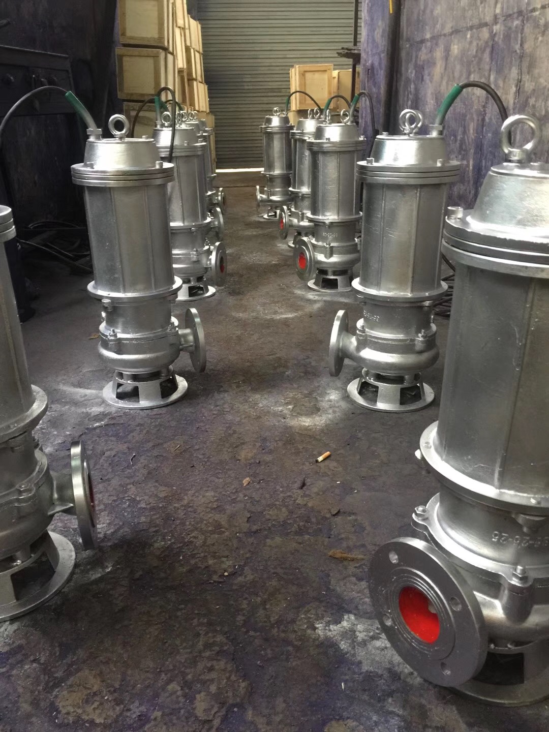 WQP不銹鋼無(wú)堵塞排污泵實(shí)物圖片