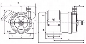 MP系列微型磁力驅動循環(huán)泵(安裝尺寸)